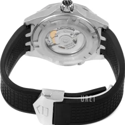 Aquaracer 500 M Calibre 5 Automatic Svart/Gummi Ø43 mm