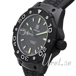 Aquaracer 500 M Calibre 5 Automatic Svart/Gummi Ø43 mm