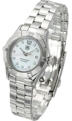 Aquaracer 27 mm Diamond Dial Vit/Stål Ø27 mm