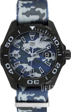 Aquaracer Blå/Textil Ø43 mm