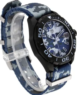 Aquaracer Blå/Textil Ø43 mm