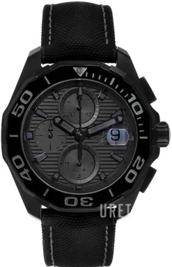 Aquaracer Chronograph Svart/Textil Ø43 mm