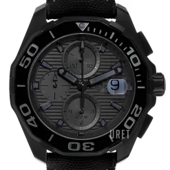 Aquaracer Chronograph Svart/Textil Ø43 mm