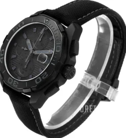 Aquaracer Chronograph Svart/Textil Ø43 mm