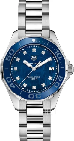 Aquaracer Lady Blå/Stål Ø35 mm