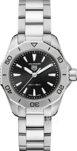 Aquaracer Lady Svart/Stål Ø30 mm