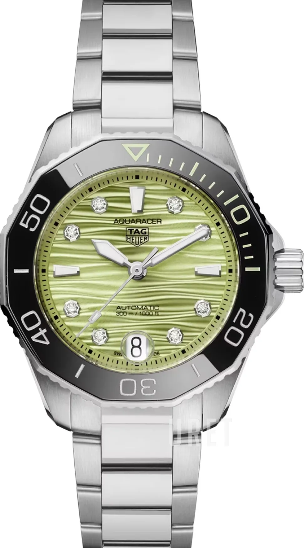 Aquaracer Professional 300 Grön/Stål Ø36 mm