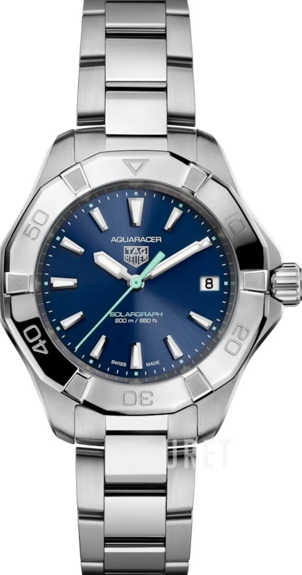 Aquaracer Professional 200 Solargraph Blå/Stål Ø34 mm