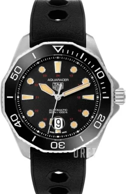 Aquaracer Svart/Gummi Ø43 mm