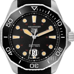 Aquaracer Svart/Gummi Ø43 mm