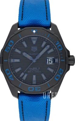 Aquaracer Svart/Gummi Ø43 mm