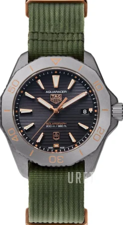 Aquaracer Svart/Textil Ø40 mm