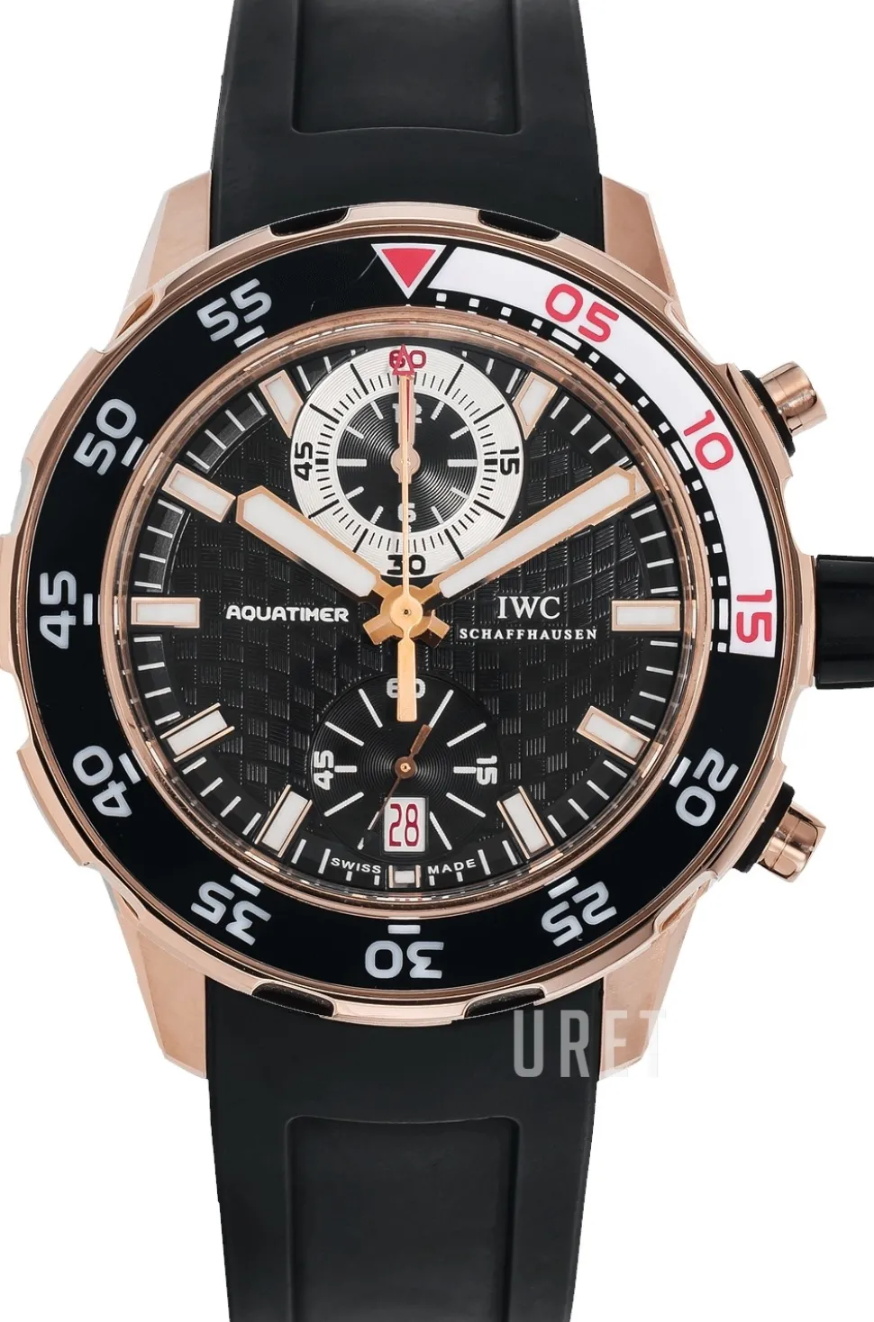 Aquatimer Svart/Gummi Ø44 mm