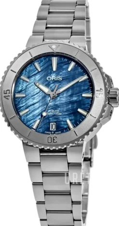 Aquis Blå/Stål Ø36.5 mm