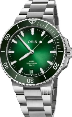 Aquis Grön/Stål Ø43.5 mm