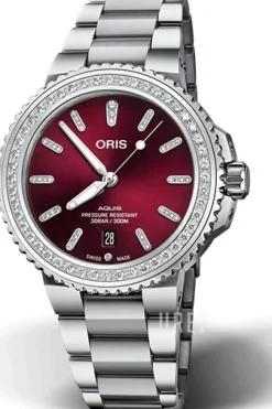 Aquis Röd/Stål Ø41.5 mm