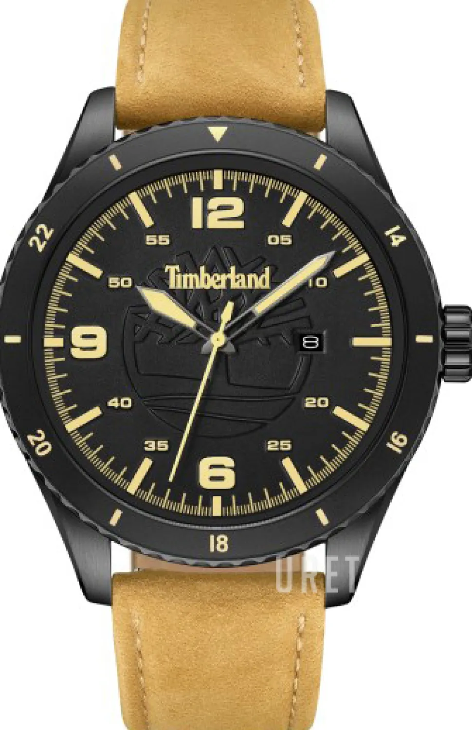 Ashmont Svart/Läder Ø46 mm