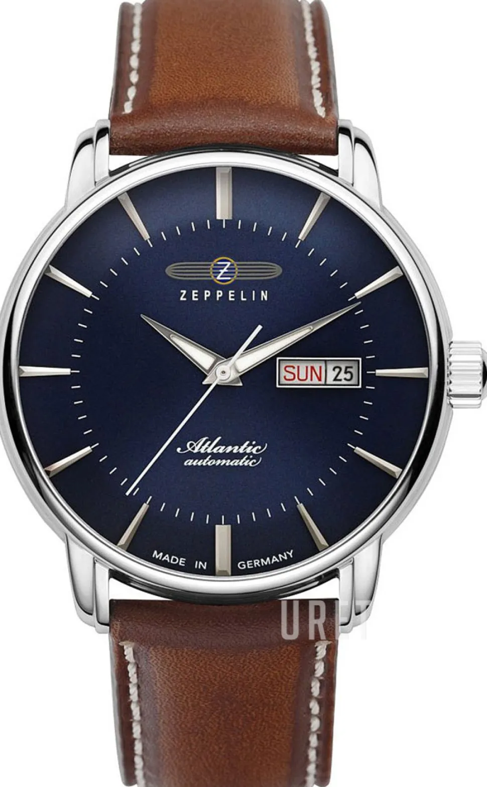 Atlantic Blå/Läder Ø40 mm