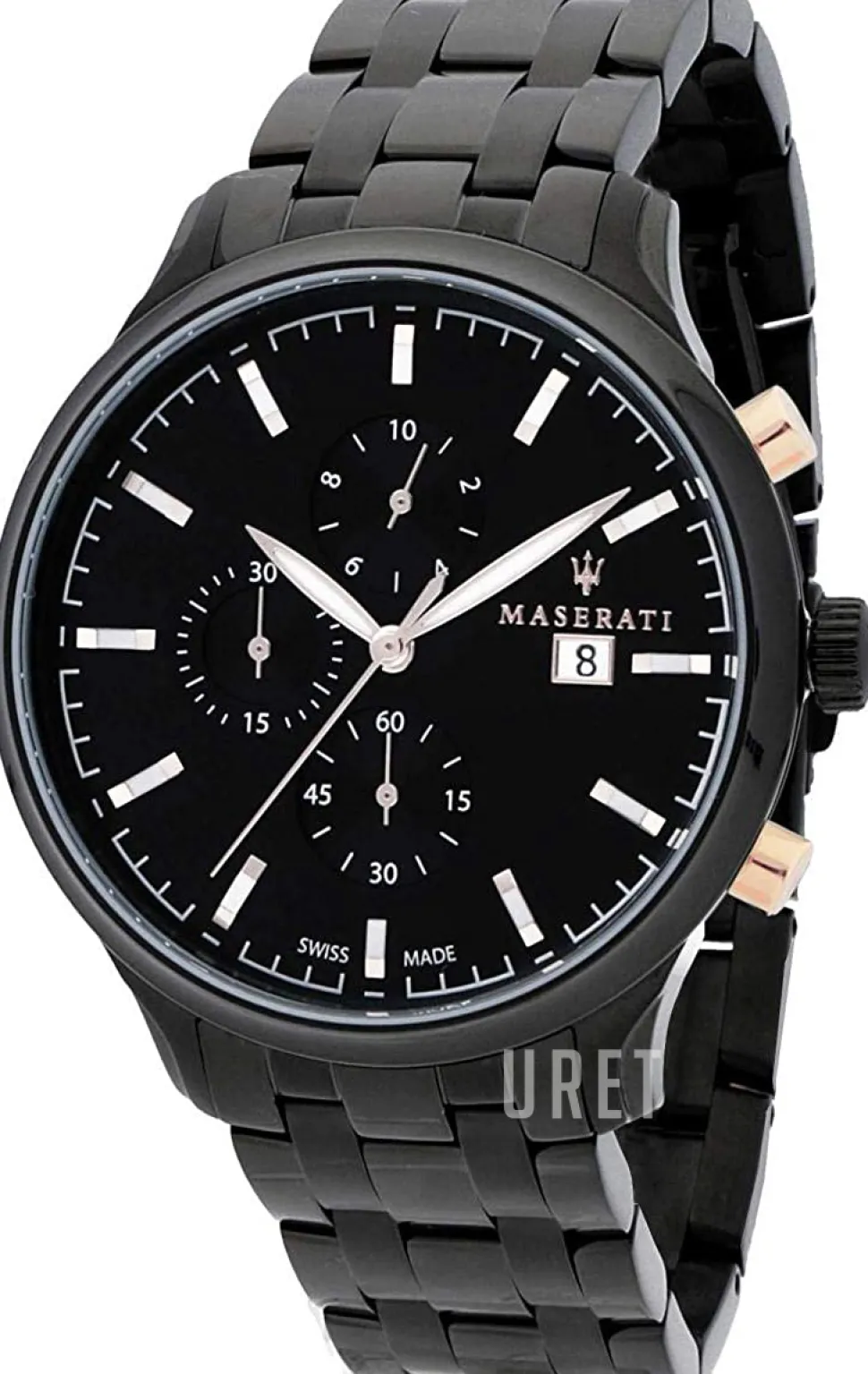 Attrazione Svart/Stål Ø43 mm