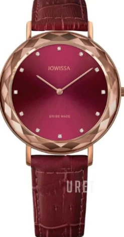 Aura Röd/Läder Ø39 mm