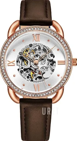 Automatic Silverfärgad/Läder Ø36 mm