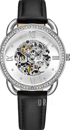 Automatic Silverfärgad/Läder Ø36 mm