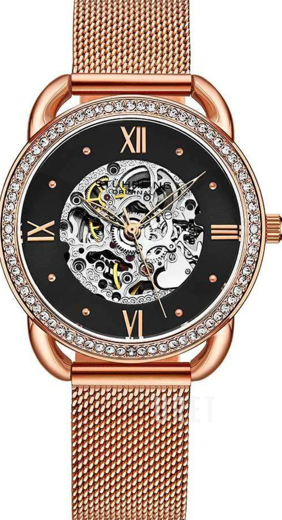 Automatic Svart/Roséguldstonat stål Ø36 mm