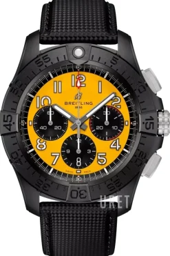 Avenger B01 Chronograph 44 Night Mission Orange/Läder Ø44 mm