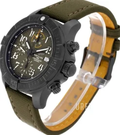 Avenger Chronograph 45 Grön/Läder Ø45 mm