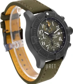 Avenger Chronograph 45 Grön/Läder Ø45 mm