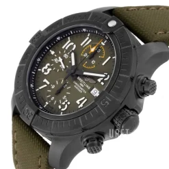 Avenger Chronograph 45 Grön/Läder Ø45 mm