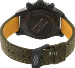 Avenger Chronograph 45 Grön/Läder Ø45 mm