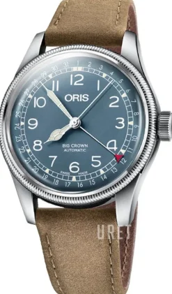 Aviation Blå/Läder Ø40 mm