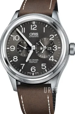 Aviation Grå/Läder Ø44.7 mm