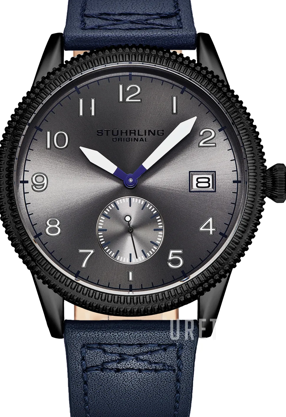 Aviator Grå/Läder Ø44 mm