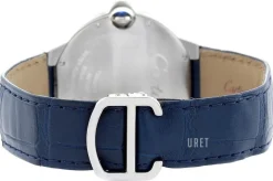 Ballon Bleu Blå/Läder Ø42 mm