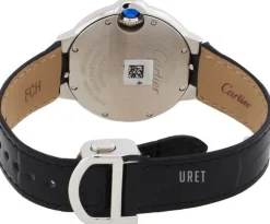 Ballon Bleu De Silverfärgad/Läder Ø33 mm