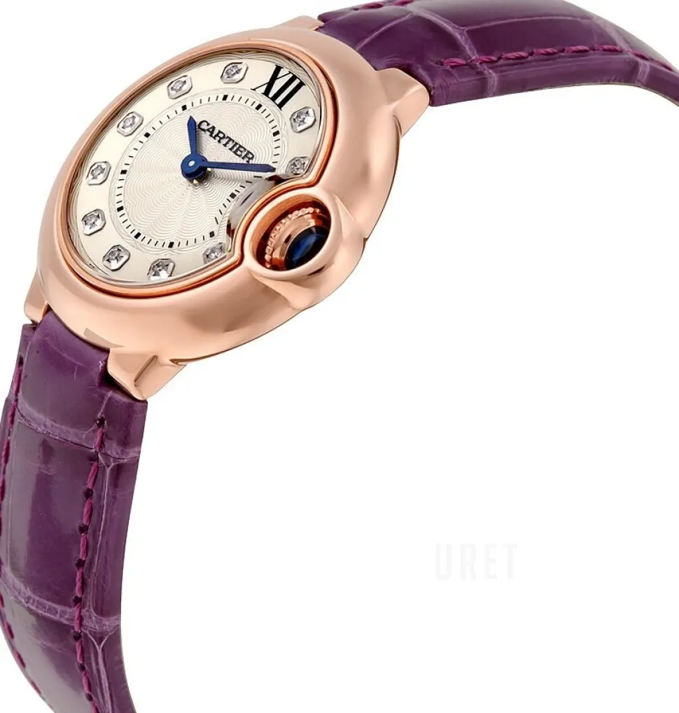 Ballon Bleu De Silverfärgad/Läder Ø28 mm