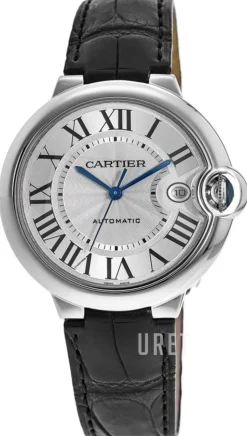 Ballon Bleu De Silverfärgad/Läder Ø36 mm