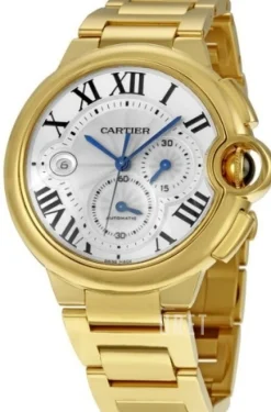 Ballon Bleu Silverfärgad/18 karat gult guld Ø47.1 mm