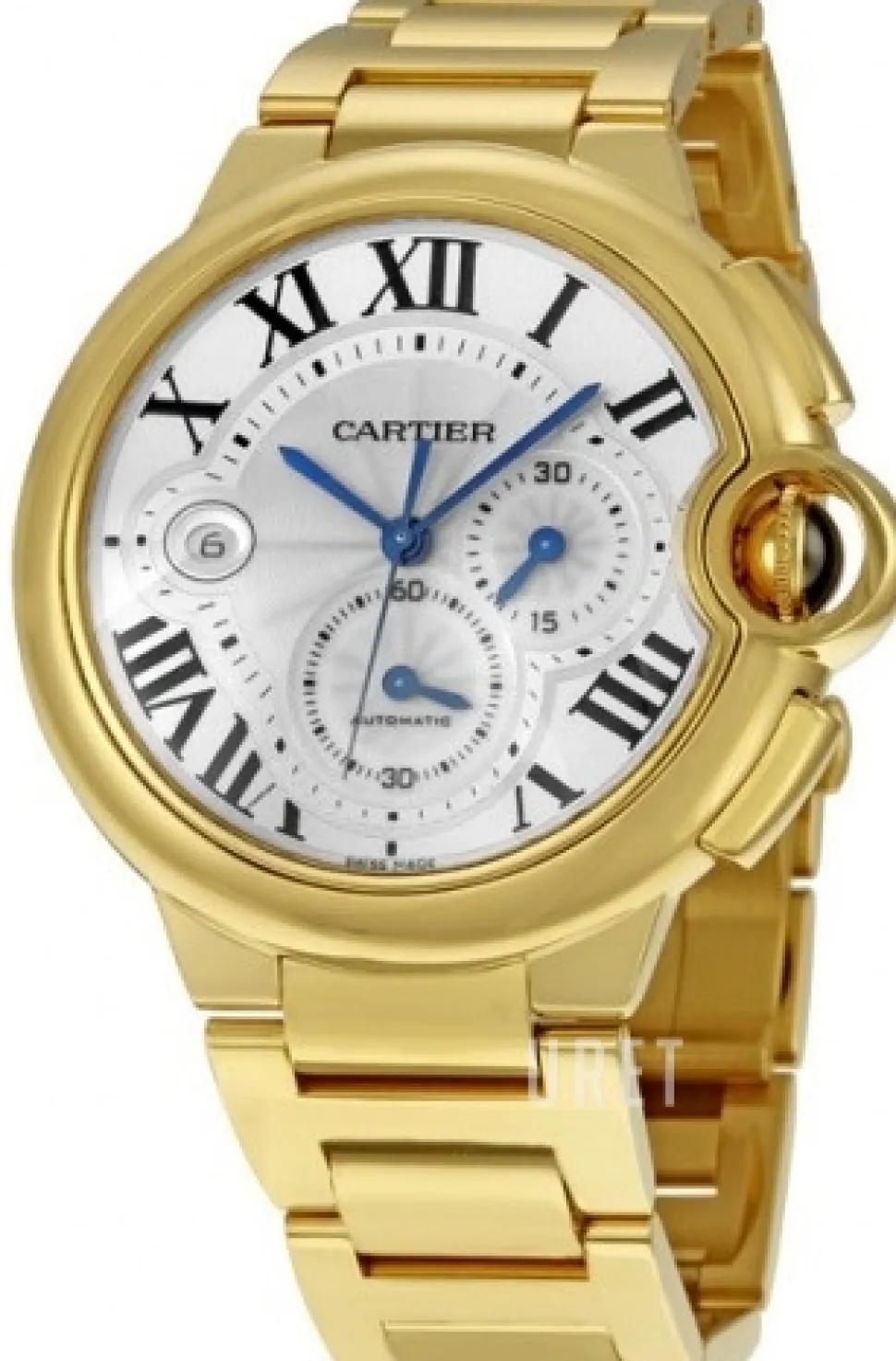 Ballon Bleu Silverfärgad/18 karat gult guld Ø47.1 mm