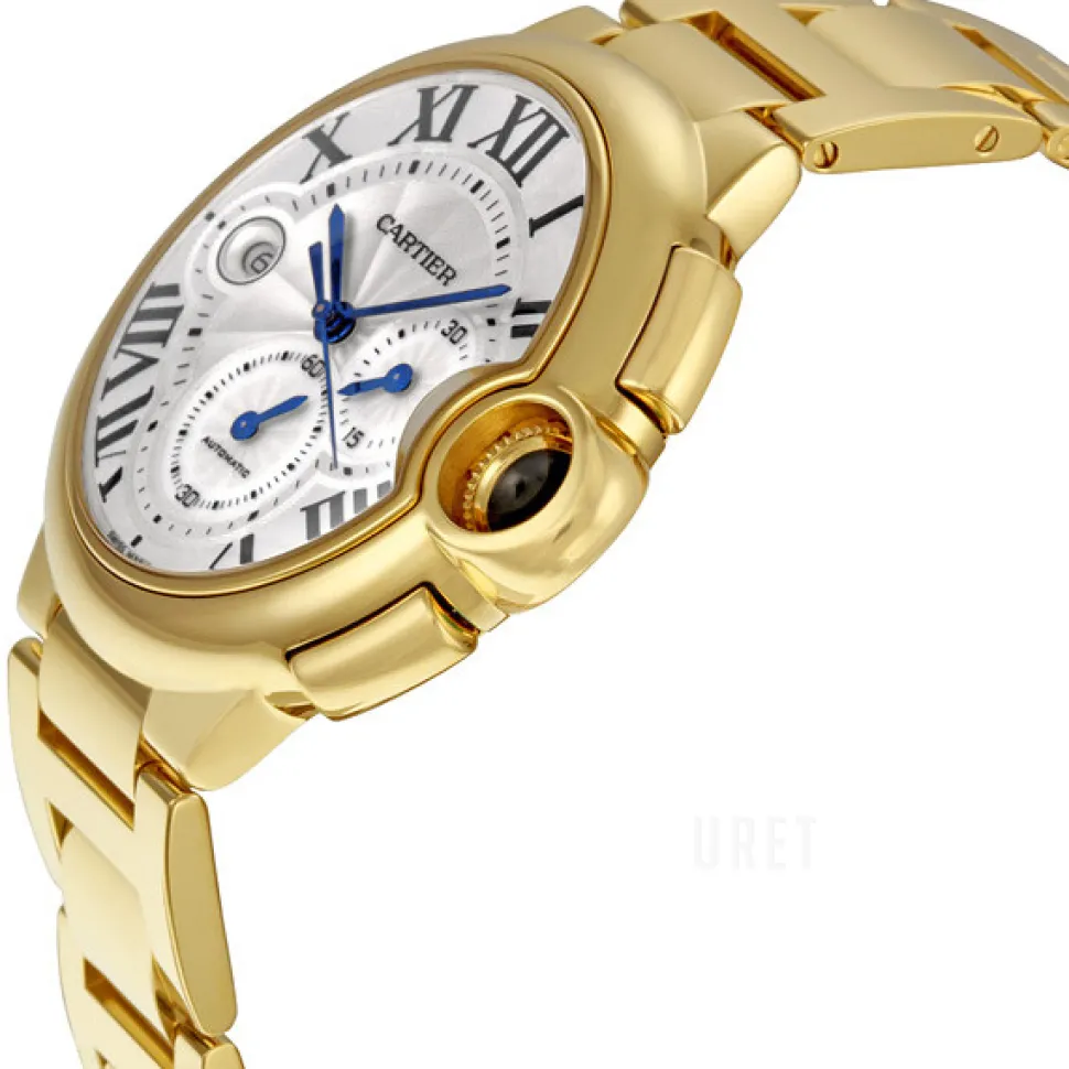 Ballon Bleu Silverfärgad/18 karat gult guld Ø47.1 mm