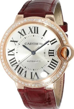 Ballon Bleu Silverfärgad/Läder Ø36 mm