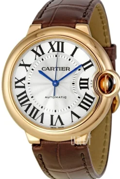 Ballon Bleu Silverfärgad/Läder Ø36.6 mm