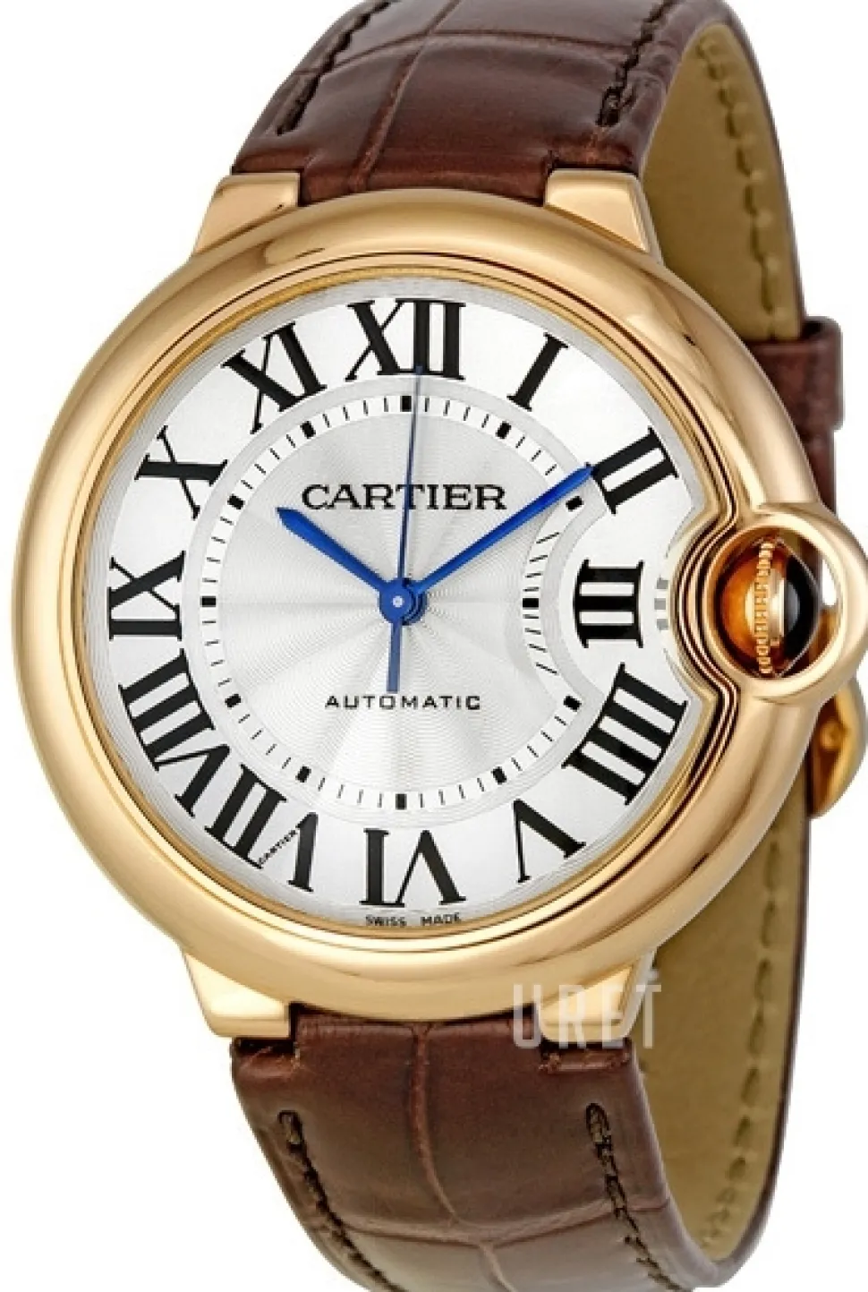 Ballon Bleu Silverfärgad/Läder Ø36.6 mm