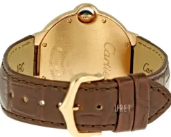 Ballon Bleu Silverfärgad/Läder Ø36.6 mm