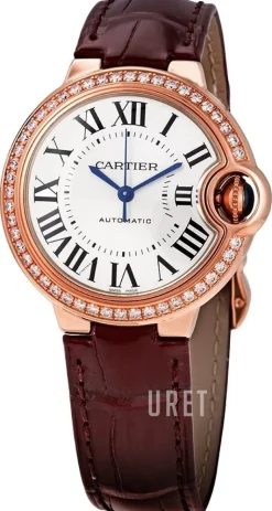 Ballon Bleu Silverfärgad/Läder Ø33 mm