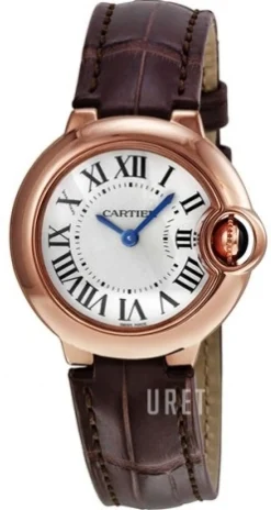 Ballon Bleu Silverfärgad/Läder Ø28.6 mm