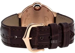 Ballon Bleu Silverfärgad/Läder Ø28.6 mm