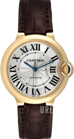 Ballon Bleu Silverfärgad/Läder Ø36.6 mm